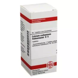CALCIUM CARBONICUM Hahnemanni D 6 Compresse, 80 pz