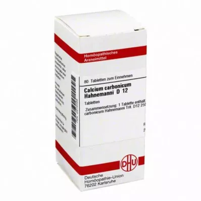 CALCIUM CARBONICUM Hahnemanni D 12 Compresse, 80 pz