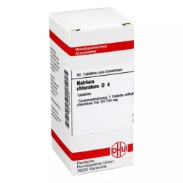 NATRIUM CHLORATUM D 4 compresse, 80 pz