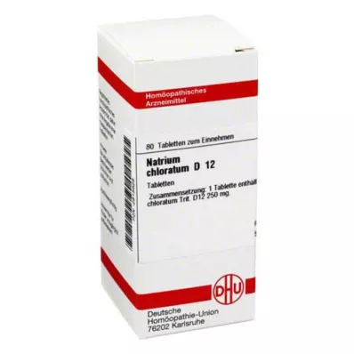 NATRIUM CHLORATUM D 12 compresse, 80 pz
