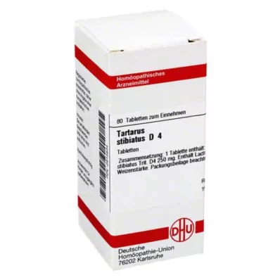 TARTARUS STIBIATUS D 4 compresse, 80 pz