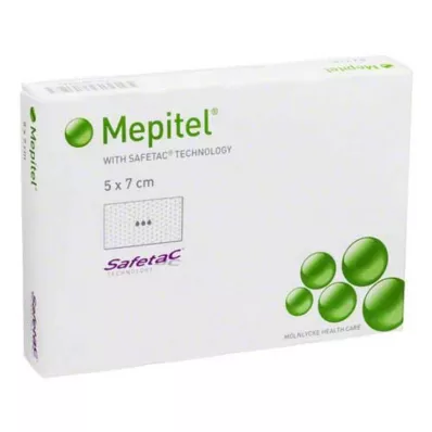 MEPITEL Medicazione in rete di silicone 5x7 cm sterile, 5 pz MEPITEL Medicazione in rete di silicone 5x7 cm sterile, 5 pz