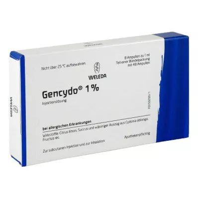 GENCYDO soluzione iniettabile all1%, 48X1 ml