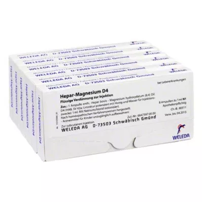 HEPAR MAGNESIUM D 4 fiale, 48X1 ml