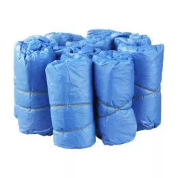 ÜBERSCHUHE Plastica monouso blu, 100 pz