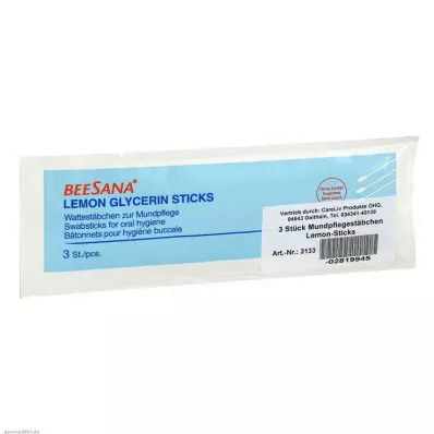 MUNDPFLEGESTÄBCHEN Bastoncini di limone, 3 pz