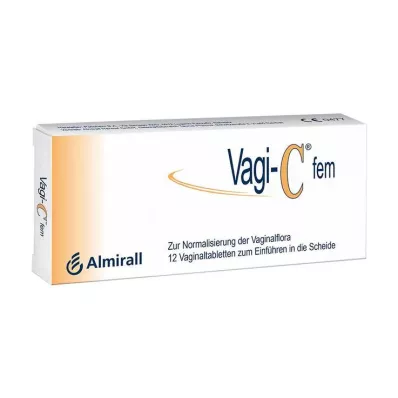 VAGI C Fem compresse vaginali, 12 pz