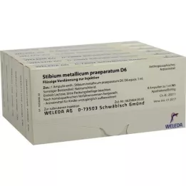 STIBIUM METALLICUM PRAEPARATUM D 6 Fiale, 48X1 ml