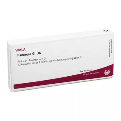 PANCREAS GL D 6 Fiale, 10X1 ml