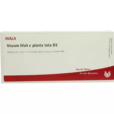 VISCUM MALI e pianta tota D 3 Fiale, 10X1 ml VISCUM MALI e pianta tota D 3 Fiale, 10X1 ml