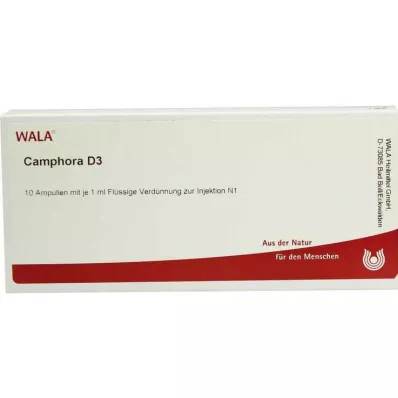 CAMPHORA D 3 Fiale, 10X1 ml