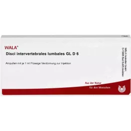 DISCI intervertebrali lombari GL D 6 fiale, 10X1 ml