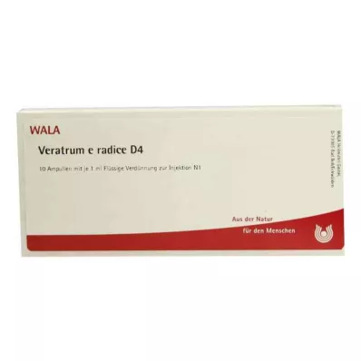 VERATRUM E radice D 4 Fiale, 10X1 ml