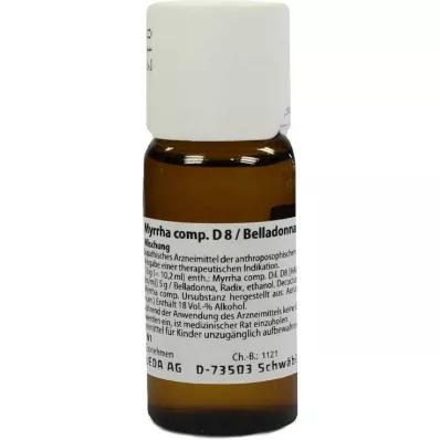 MYRRHA miscela comp.D 8/Belladonna Radix D 10 aa, 50 ml