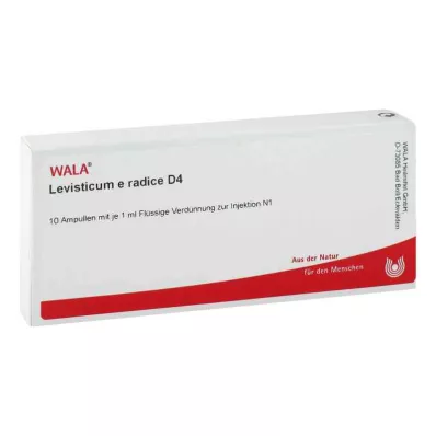 LEVISTICUM E radice D 4 Fiale, 10X1 ml