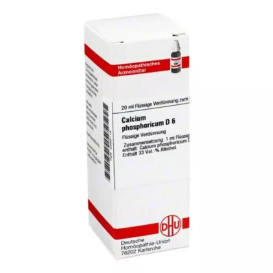 CALCIUM PHOSPHORICUM D 6 Diluizione, 20 ml