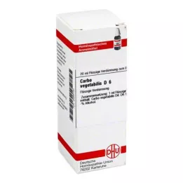 CARBO VEGETABILIS D 6 Diluizione, 20 ml