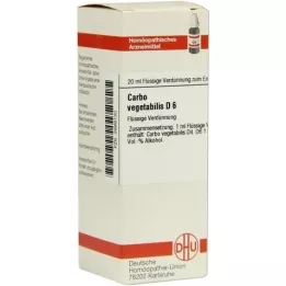 CARBO VEGETABILIS D 6 Diluizione, 20 ml