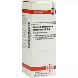 CALCIUM CARBONICUM Hahnemanni D 6 Diluizione, 20 ml