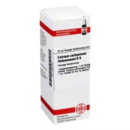 CALCIUM CARBONICUM Hahnemanni D 6 Diluizione, 20 ml