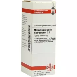 MERCURIUS SOLUBILIS Hahnemanni D 6 Diluizione, 20 ml