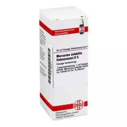 MERCURIUS SOLUBILIS Hahnemanni D 6 Diluizione, 20 ml