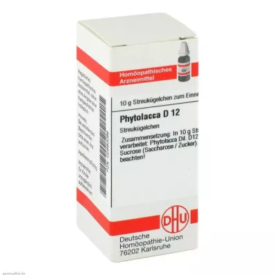 PHYTOLACCA D 12 globuli, 10 g