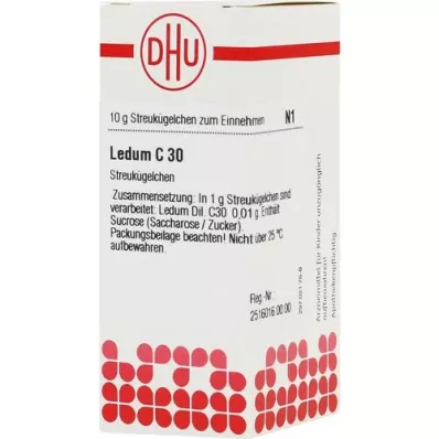 LEDUM C 30 globuli, 10 g