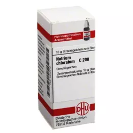 NATRIUM CHLORATUM C 200 globuli, 10 g