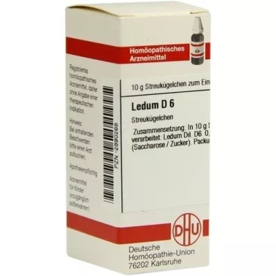 LEDUM D 6 globuli, 10 g