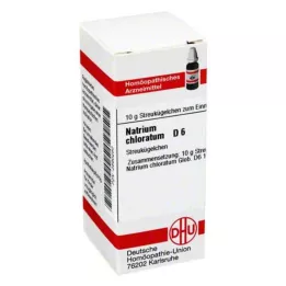 NATRIUM CHLORATUM D 6 globuli, 10 g