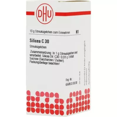 SILICEA C 30 globuli, 10 g