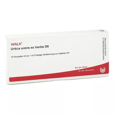 URTICA URENS EX Herba D 6 fiale, 10X1 ml URTICA URENS EX Herba D 6 fiale, 10X1 ml
