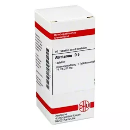 ABROTANUM D 6 compresse, 80 pz