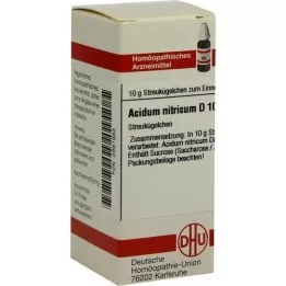 ACIDUM NITRICUM D 10 globuli, 10 g