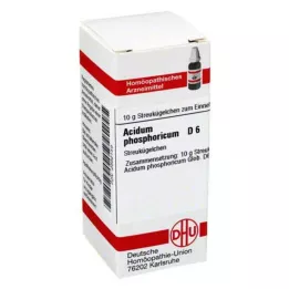 ACIDUM PHOSPHORICUM D 6 globuli, 10 g