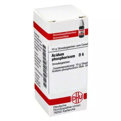 ACIDUM PHOSPHORICUM D 6 globuli, 10 g