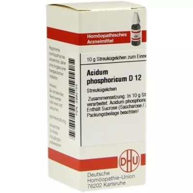 ACIDUM PHOSPHORICUM D 12 globuli, 10 g