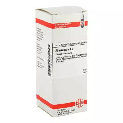 ALLIUM CEPA D 6 Diluizione, 50 ml ALLIUM CEPA D 6 Diluizione, 50 ml