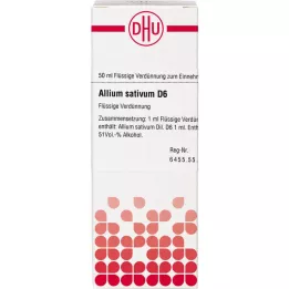 ALLIUM SATIVUM D 6 Diluizione, 50 ml