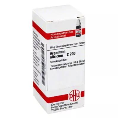ARGENTUM NITRICUM C 200 globuli, 10 g ARGENTUM NITRICUM C 200 globuli, 10 g