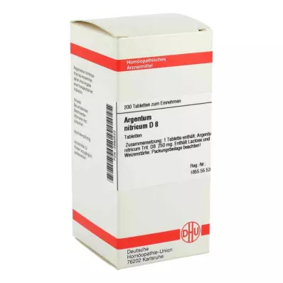 ARGENTUM NITRICUM D 8 compresse, 200 pz