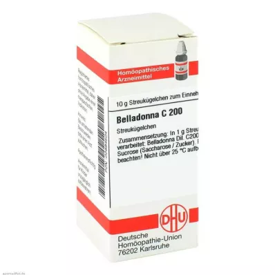 BELLADONNA C 200 globuli, 10 g