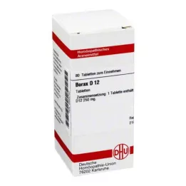 BORAX D 12 compresse, 80 pz