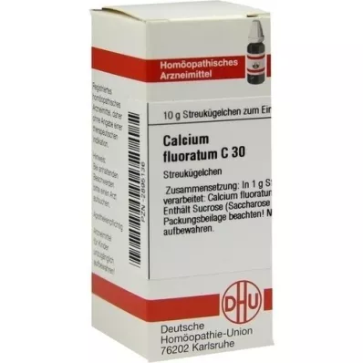 CALCIUM FLUORATUM C 30 globuli, 10 g