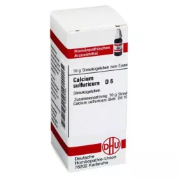 CALCIUM SULFURICUM D 6 globuli, 10 g