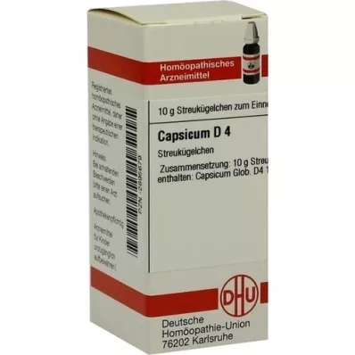 CAPSICUM D 4 globuli, 10 g