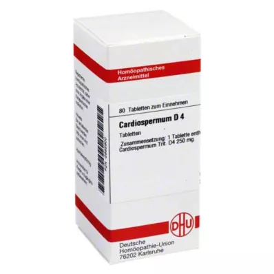 CARDIOSPERMUM D 4 compresse, 80 pz CARDIOSPERMUM D 4 compresse, 80 pz