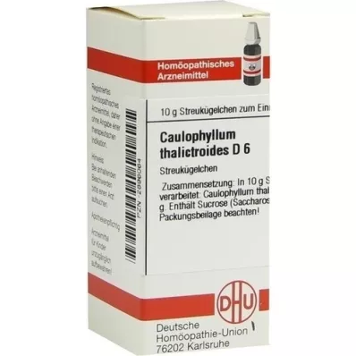 CAULOPHYLLUM THALICTROIDES D 6 globuli, 10 g