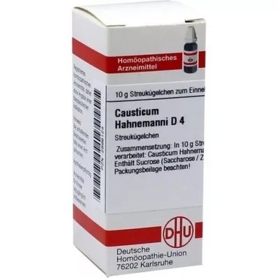 CAUSTICUM HAHNEMANNI D 4 globuli, 10 g